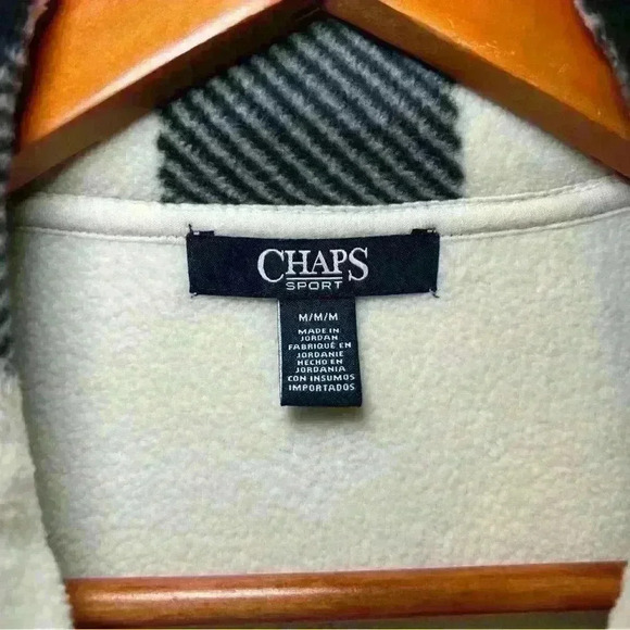 Chaos Sport Full Zip Off White Fleece Jacket Sweatshirt - Picture 3 of 8